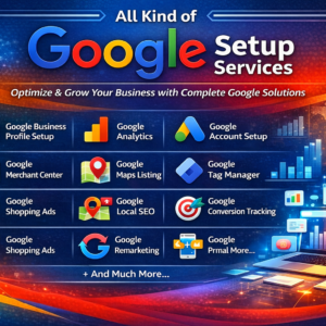 All kind of Google Setup Services